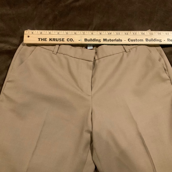 JCrew Tan 6 Cafe Capri Classic Essential Monochrome Preppy Scandi Girl Quality - Picture 5 of 8